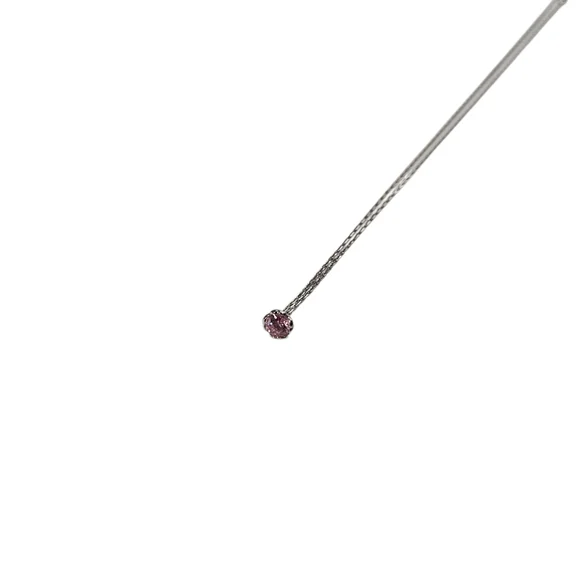 Swarovski Solitaire Pink Crystal Necklace – Silver Tone - Picture 3 of 4